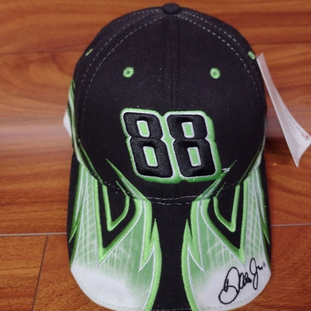 Dale Earnhardt Jr. 88 Black And Green Amp Energy Nascar Chase Authentic Hat